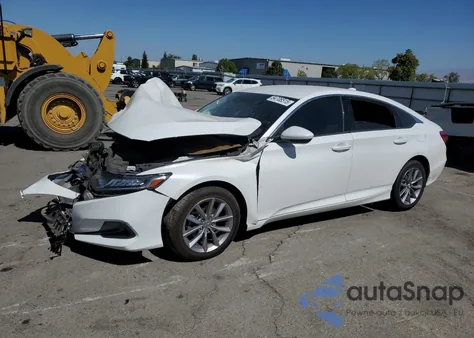 2021 Honda Accord Lx z USA, uszkodzony, nr VIN 1HGCV1F15MA113867